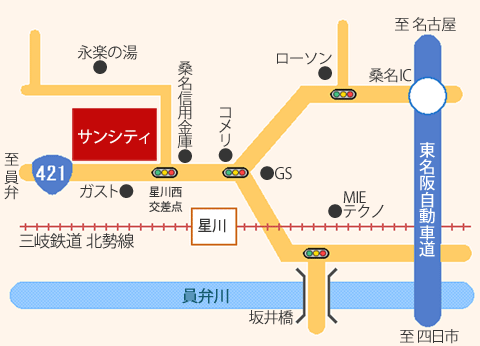 桑名スタジオ地図